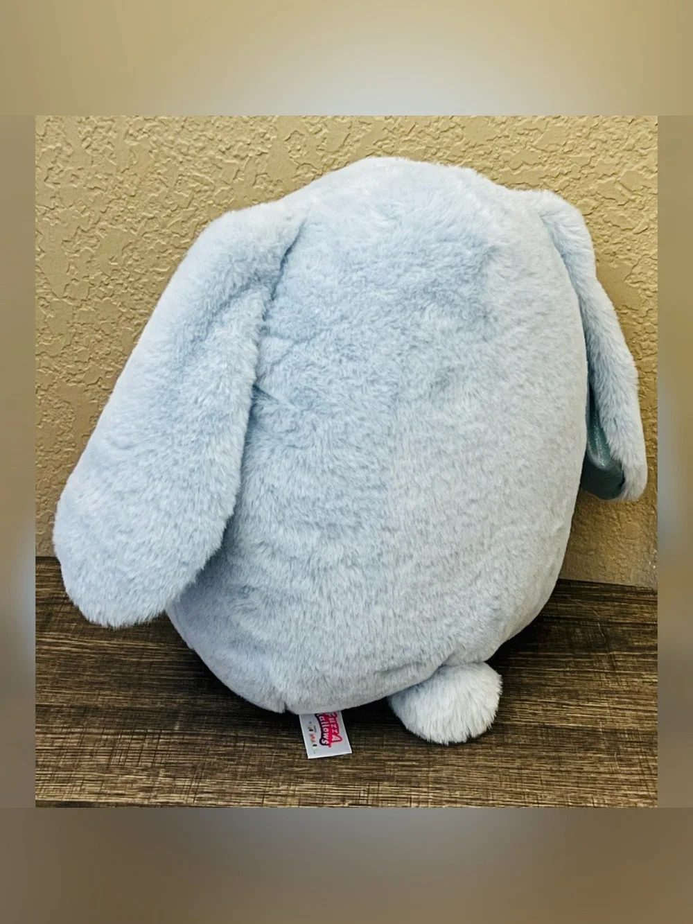 Squishmallows Bastian the Winking Blue Bunny FuzzAMallow Plush Toy
